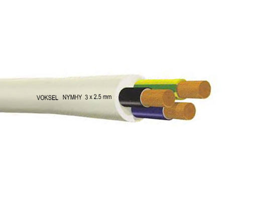 photo by Kabel NYMHY 3 x 2.5 mm²